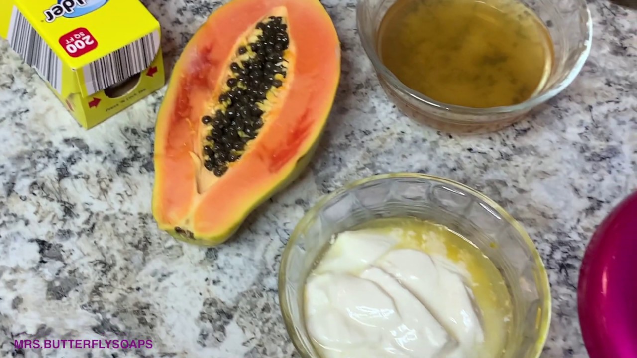CARROT & PAPAYA SOAP HOT PROCESS METHOD YouTube