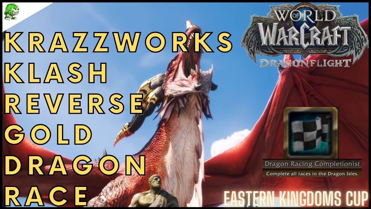 Dragonflight Krazzworks Klash Reverse Gold Dragon Race