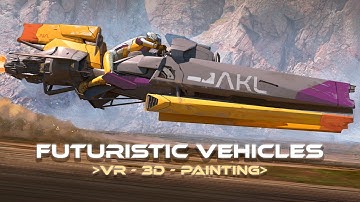 🧊Concept art with VR - 3D and Digital Painting, Gravity sketch, octane render