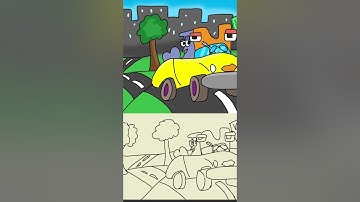 J and N Go on a 5-Week Vacation! 🌴✈️ (Alphabet Lore Adventure) #shorts