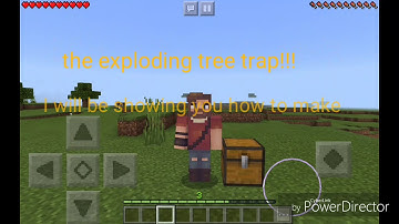How to make the exploding tree trap!!