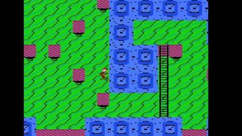 ATARI 7800 DEMO ladders 3 ATARI AGE ANIMATION SCROLLING