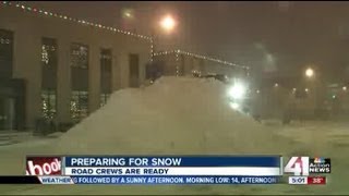 KDOT has plenty of leftover snow from last year