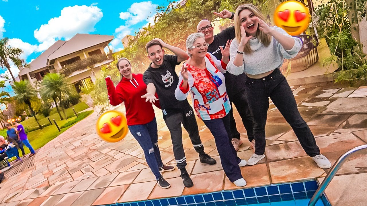 LEVEI MINHA FAMILIA PARA CONHECER A CASA NOVA !!