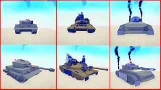 Evolution Of Cyber Tank Tabs - Totally Accurate Battle Simulator