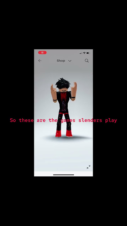 Roblox 600 robux slender skin #roblox #robux #skin 