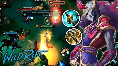 Wild Rift Patch 3.1A JHIN Gameplay | Build & Runes | Rank Match | MVP