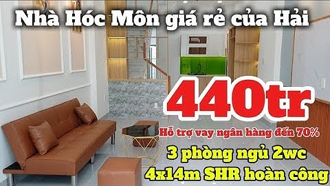 Bán nhà mặt tiền trục đường Phan Văn Hớn Cầu Tham Lương Quận 12 giá rẻ sổ riêng I Nhà đất Hóc Môn