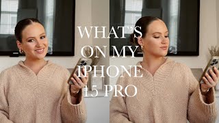 WHAT'S ON MY IPHONE 15 PRO | ios 17