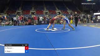 220 Lbs Round Of 64 - David Pierson, New Jersey Vs Sawyer Rapp, North Dakota C22A