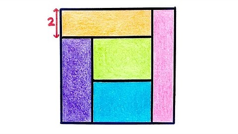 The Case of the Fabulous Five Rectangles: can you find the area of the square?