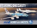 ANA Airbus A380 vs Antonov AN-225 | Unboxing & Review Perbandingan Diecast Skala 1:400!