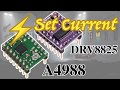 How to set output current limit on A4988 stepper driver