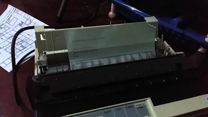 Epson LX 300 + II test print