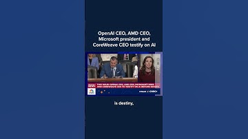 OpenAI CEO, AMD CEO, Microsoft president and CoreWeave CEO testify on AI
