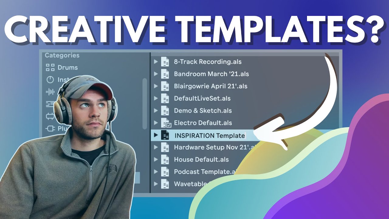 Instant inspiration with creative templates in Ableton Live. - YouTube