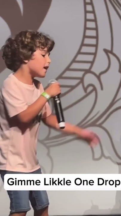 Kid on cruise ship Sing #Taurus #Riley #likkle #one #drop 🔥🔥🔥