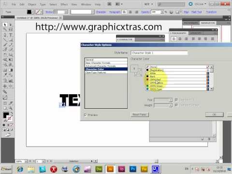 How To Use Text Character Styles In Adobe Illustrator