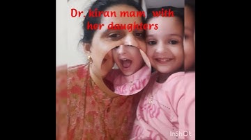 Dr.kiran choudhary mam with her daughters 🥰🥰❤️❤️😍😍sanskrit samridhhi