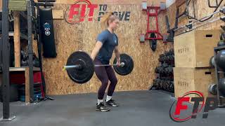 Snatch Pull with pause at mid-shins