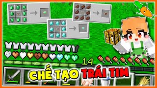 Kamui Thử Thách CHẾ TẠO TRÁI TIM Siêu Hiếm Trong Minecraft và Cái Kết...