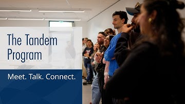 The Tandem Program – Meet. Talk. Connect.