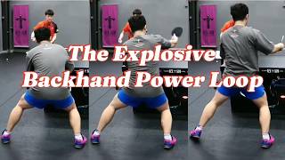 🏓 Master the Explosive Backhand Power Loop: Stop Using Your Arms! 💥