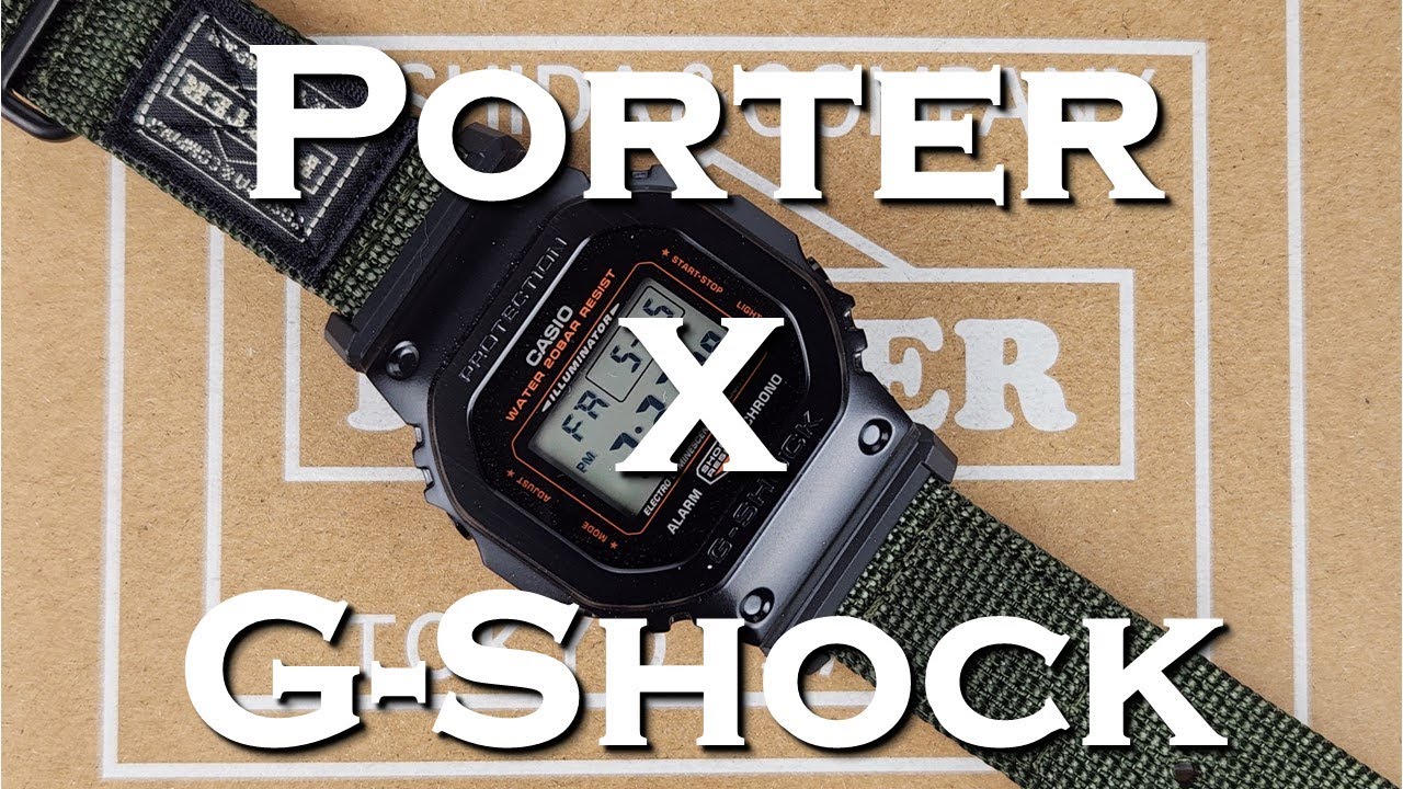 Porter x G-Shock GM-5600EY-1 Collaboration for 85th Anniversary - Yoshida &  Company