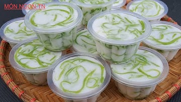 Làm Món Tráng Miệng Siêu Ngon Từ Lá Dứa Sữa Dừa béo thơm món ngon cho ngày nắng nóng