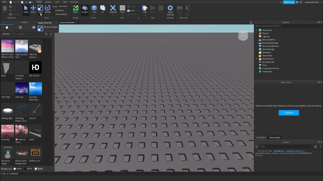 how to spawn part in roblox studio - YouTube