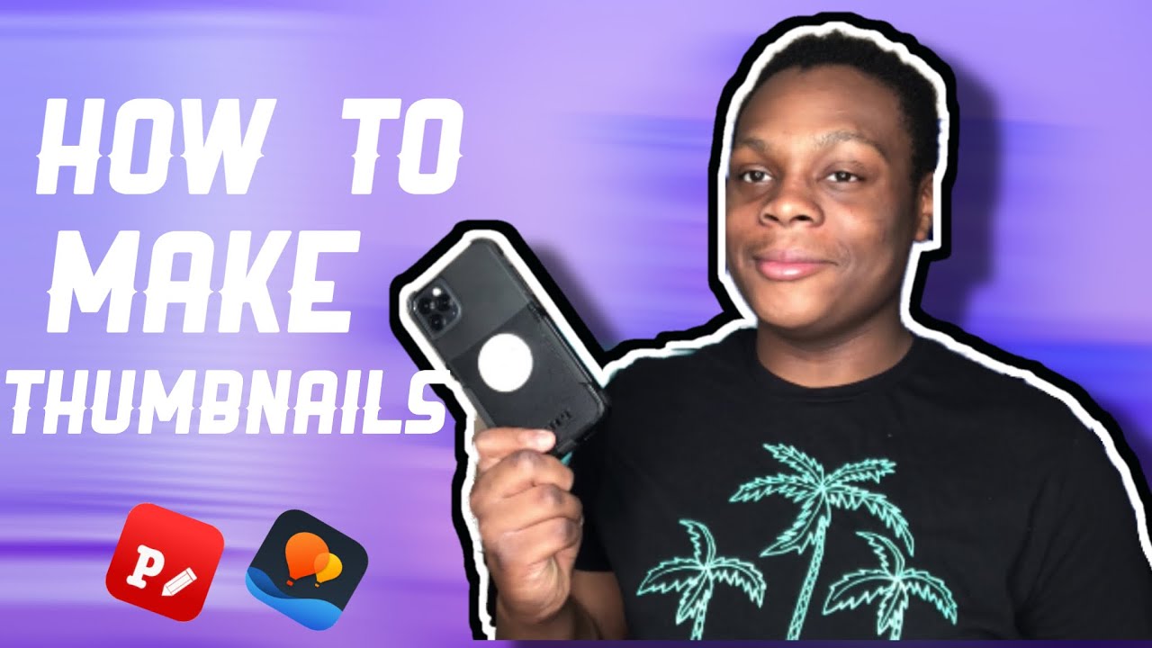 Thumbnail Collection Iphone How to make Pro Thumbnails On a IPhone|2020 - YouTube
