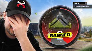 I reset to LEVEL 1 in Warzone and got BANNED.. seriously.