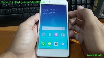 Oppo F1s Hard Reset and Soft Reset
