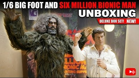 1/6 scle Big Foot and Six Million Dollar Bionic Man Figure Deluxe Set by Superman Toys and Kghobby
