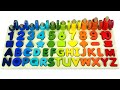 Best learn abc and numbers puzzle  preschool toddler learning toy