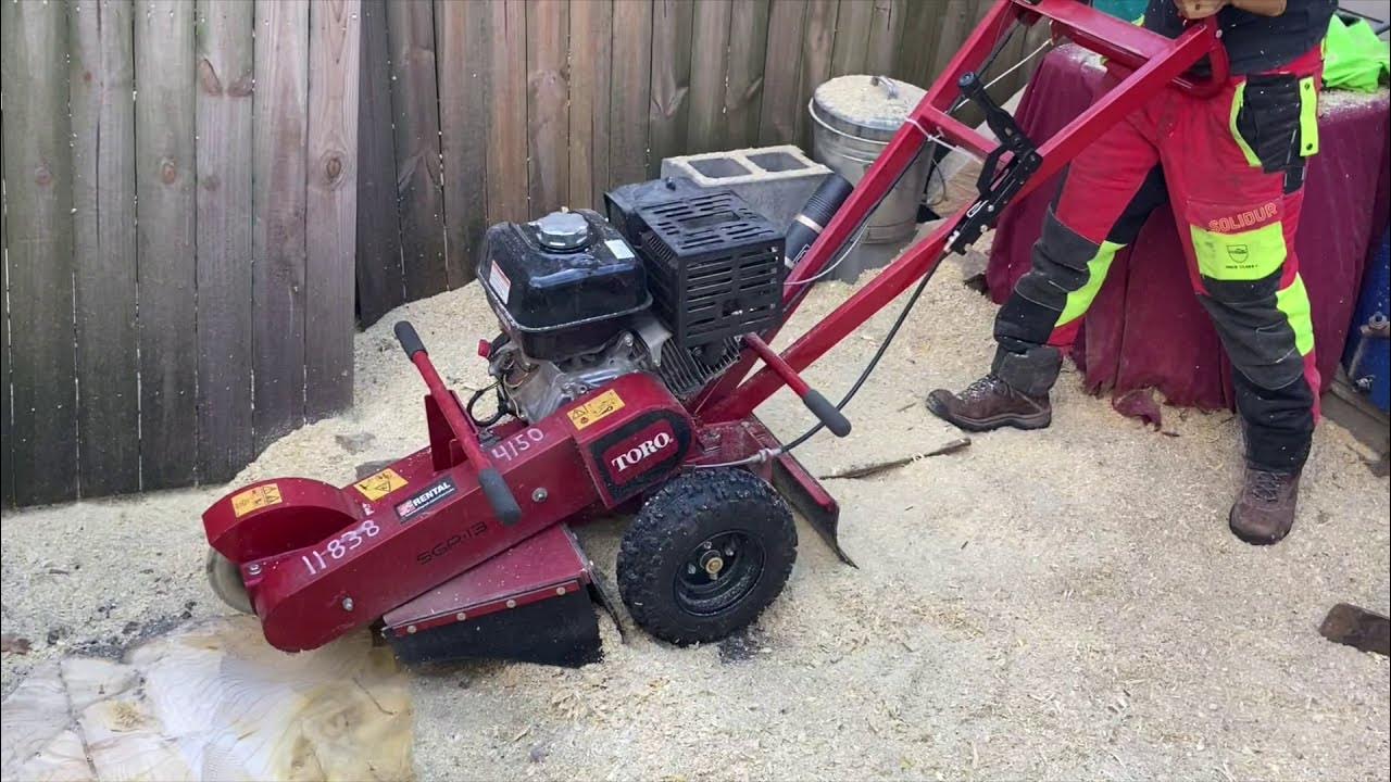 toro-sgr-13-stump-grinder-home-depot-rental-youtube