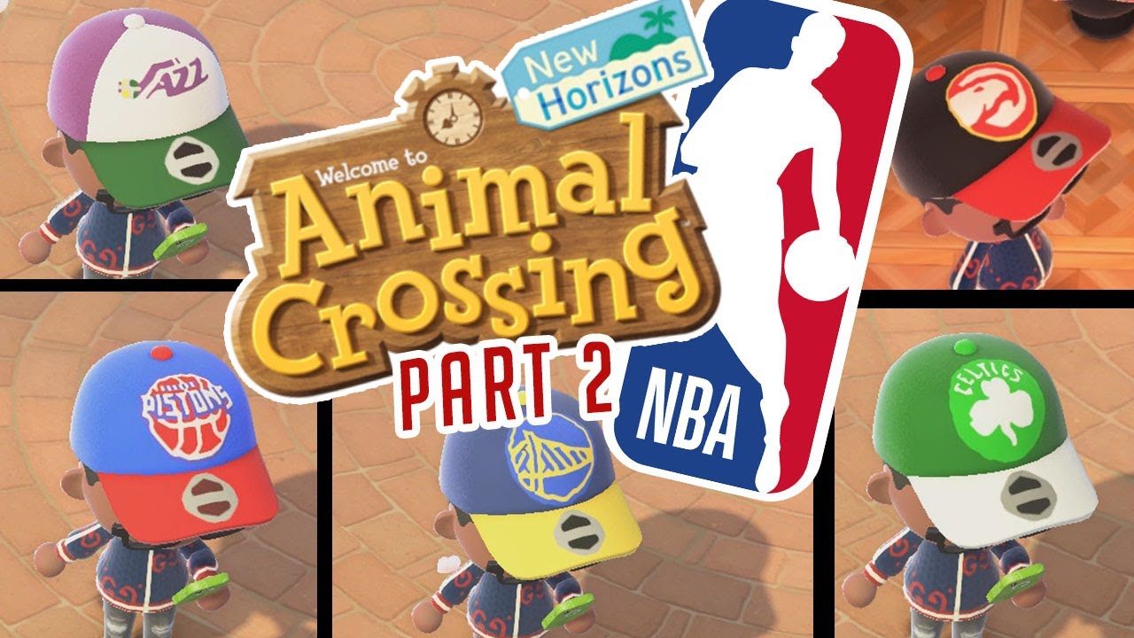 animal crossing new horizons nba team logo hats part 2 youtube animal crossing new horizons nba team logo hats part 2
