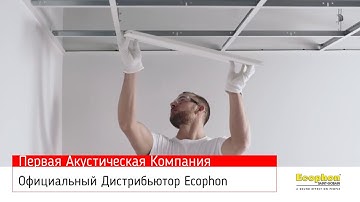 Монтаж  Ecophon Focus Dg