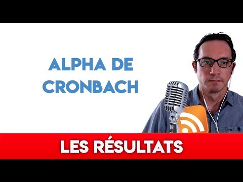 What is Cronbach's alpha and how do you calculate it?