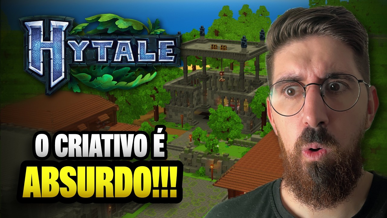 Hytale - O melhor modo CRIATIVO que existe!