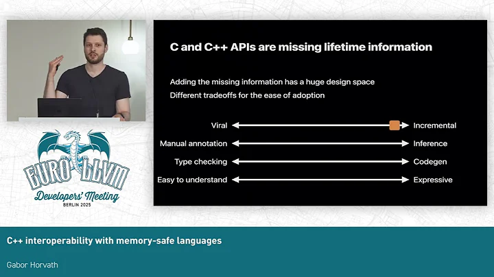 2025 EuroLLVM - C++ interoperability with memory-safe languages