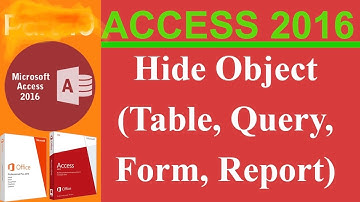 HOW TO HIDE TABLES AND FORMS IN MS ACCESS FROM BEING EDITED AND TAMPER WITH THE INFORMATION ENTERED