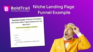 BoldTrail Real Estate Niche Landing Page Funnel Example Net Worth