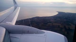 Boeing 737-800 landing, from Athens (ΑΤΗ)  to Thessaloniki (SKG) (HD)