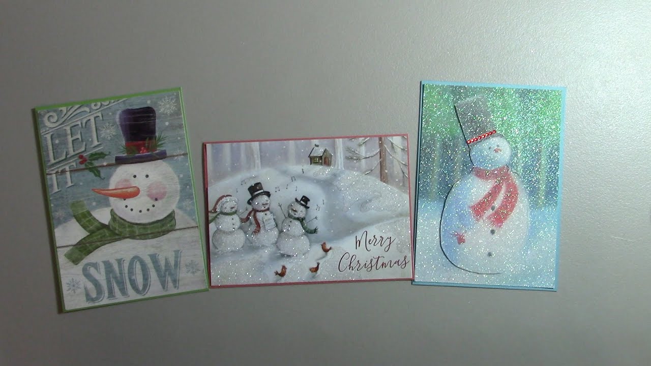 CraftyRia создаёт рождественские открытки из переработанных материалов #35