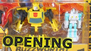Opening Transformers Buzzworthy Bumblebee Core Cl Bumblebee With Spike Witwicky