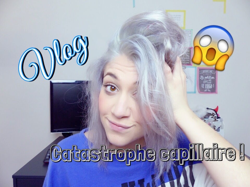 Comment avoir les cheveux Blanc/Gris ! | Coloration | VLOG ...