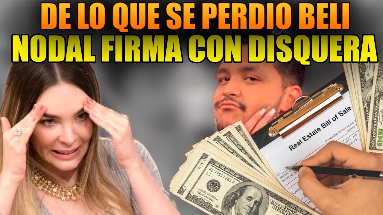 DE LO QUE SE PERDIO Beli, Christian Nodal FIRMA CONTRATO con Importante Disquera.