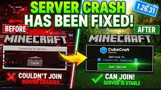 How to Fix Minecraft Server Crash Problem in 1.26.31 (100% Working)