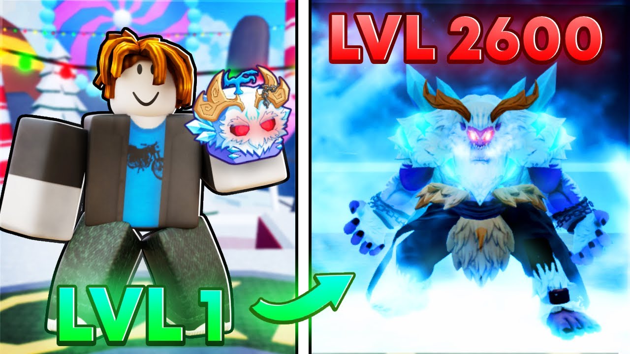 Bloxfruits Noob to Pro LVL 2600 With NEW Yeti Fruit.. (CHRISTMAS EVENT)